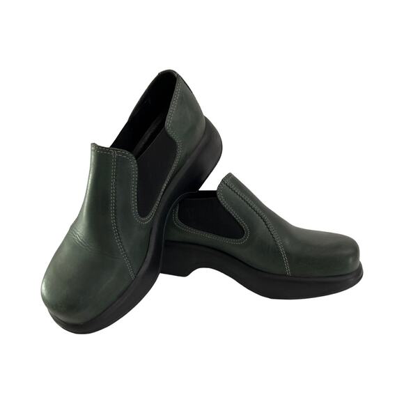 Dansko Jocelyn Slip-On Leather Shoes Teal VegTan Leather Size 41 US 10.5-11 - Picture 11 of 15